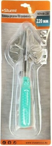 Ножницы технические Sturm 1074-08-220 для резки ПВХ профиля и багета