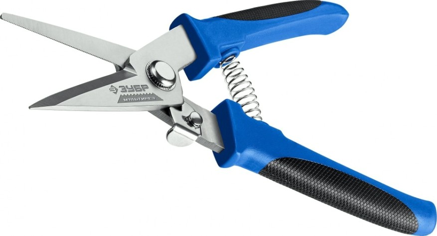 Ножницы технические ЗУБР СУПЕРНОЖНИЦЫ универсальные 200 мм [23215]