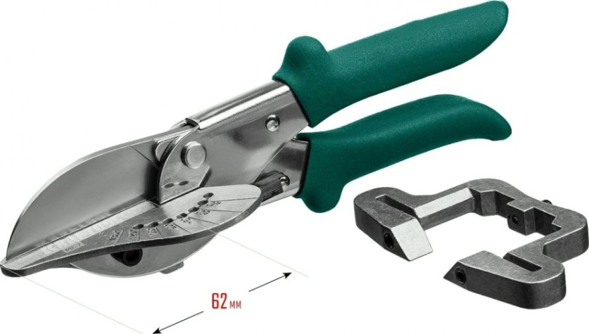Ножницы угловые KRAFTOOL MC-7 для пластмассовых и резиновых профилей [23372]