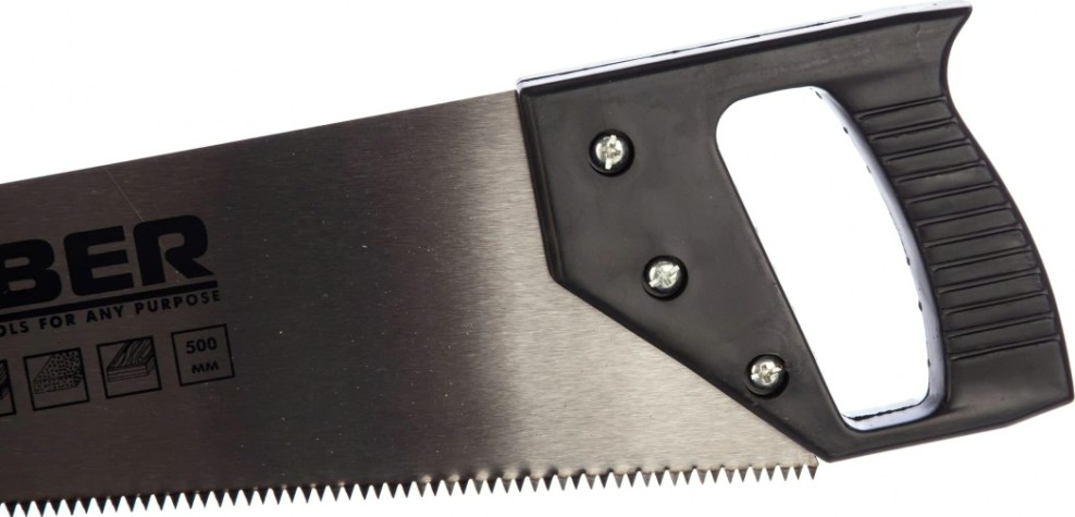 Ножовка по дереву Biber Стандарт 85653 средний зуб, 500мм [тов-080814]
