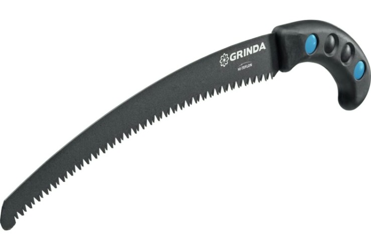 Ножовка по дереву GRINDA GS-6 для быстрого реза сырой древесины, 320 мм [151853]