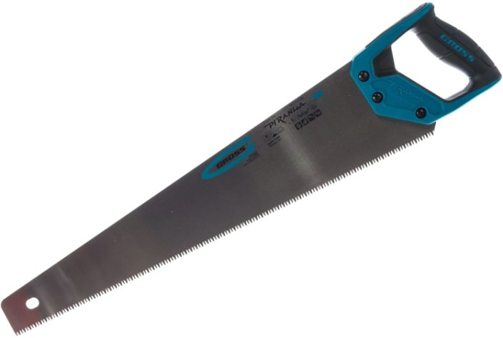 Ножовка по дереву GROSS 24102 PIRANHA, 550 мм, 7-8 tpi Ножовка по дереву GROSS 24102 PIRANHA, 550 мм, 7-8 tpi