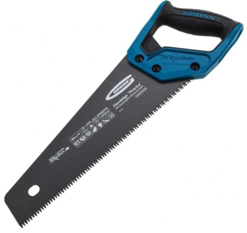 Ножовка по дереву GROSS 24124 PIRANHA, 300 мм, 7 tpi Ножовка по дереву GROSS 24124 PIRANHA, 300 мм, 7 tpi