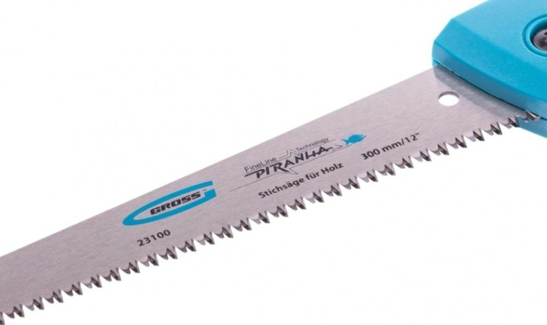 Ножовка по дереву GROSS 300 мм/12", 11-12 TPI выкружная [23100]