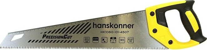 Ножовка по дереву HANSKONNER HK1060-01-4507 450мм, чистый рез Ножовка по дереву HANSKONNER HK1060-01-4507 450мм, чистый рез