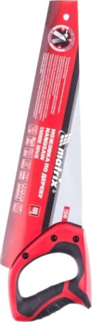 Ножовка по дереву MATRIX 400 мм, 7-8 tpi, зуб-3d, каленый зуб, тефл.покр.полотна, 2- [23549]