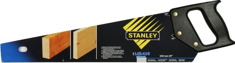 Ножовка по дереву STANLEY 1-15-416 с прямыми затачиваемыми зубьями 3,5 х 500mm