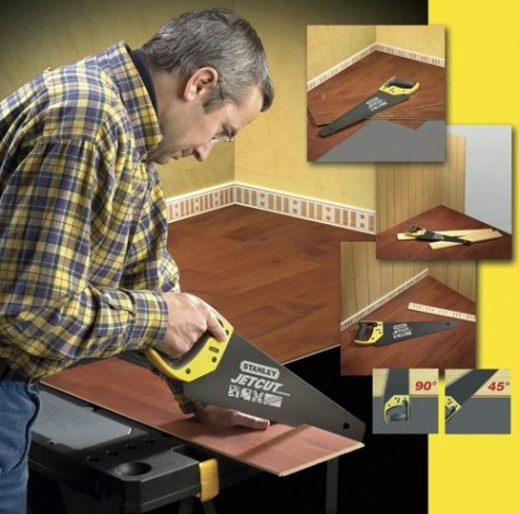 Ножовка по дереву STANLEY 2-20-180 "jet-cut laminator" для ламинатных панелей с закал