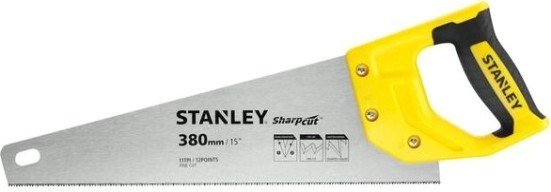 Ножовка по дереву STANLEY 20369-1 sharpcut 380 мм 11tpi [SТАИЛАНДT20369-1]
