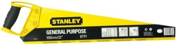 Ножовка по дереву STANLEY OPP 1-20-088 550 мм 8 TPI [1-20-088]