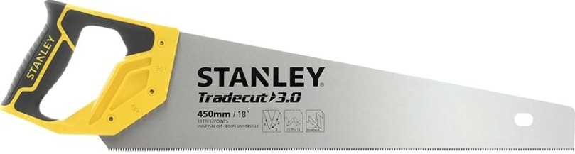 Ножовка по дереву STANLEY TRADECUT 460 мм 11 TPI STHT20355-1 [STHT20355-1]