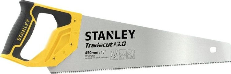 Ножовка по дереву STANLEY TRADECUT 460 мм 7 TPI STHT20354-1 [STHT20354-1]