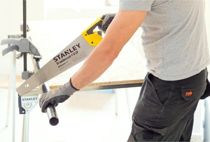 Ножовка по дереву STANLEY TRADECUT 460 мм 7 TPI STHT20354-1 [STHT20354-1]