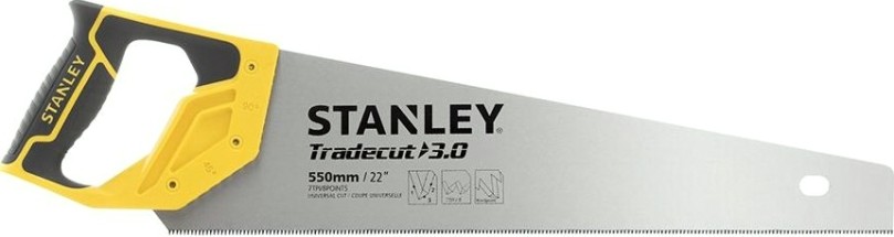 Ножовка по дереву STANLEY TRADECUT 550 мм 7 TPI STHT1-20352 [STHT1-20352]