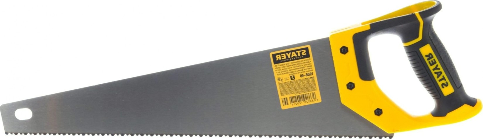 Ножовка по дереву STAYER Cobra 5 (пила) 400 мм, 5 tpi, прямой крупный зуб, быстрый [1506-40_z02]