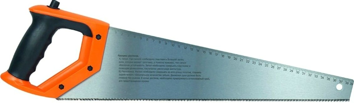 Ножовка по дереву Sturm 1060-11-4511 с карандашом, 450мм, каленый 3d зуб