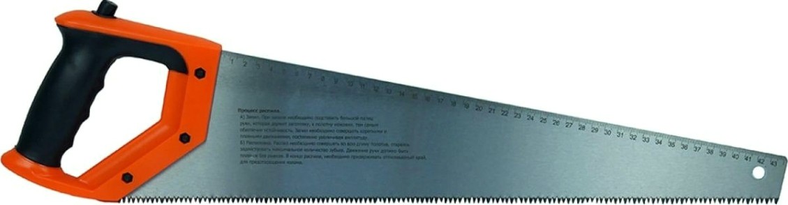 Ножовка по дереву Sturm 1060-11-5007 с карандашом, 500мм, каленый 3d зуб