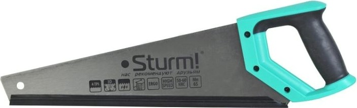 Ножовка по дереву Sturm 1060-52-400 400мм, 4tpi, 3d зуб Ножовка по дереву Sturm 1060-52-400 400мм, 4tpi, 3d зуб