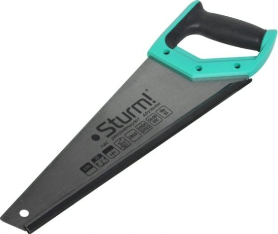 Ножовка по дереву Sturm 1060-52-400 400мм, 4tpi, 3d зуб Ножовка по дереву Sturm 1060-52-400 400мм, 4tpi, 3d зуб