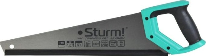 Ножовка по дереву Sturm 1060-53-500 500мм, 7tpi, 3d зуб Ножовка по дереву Sturm 1060-53-500 500мм, 7tpi, 3d зуб