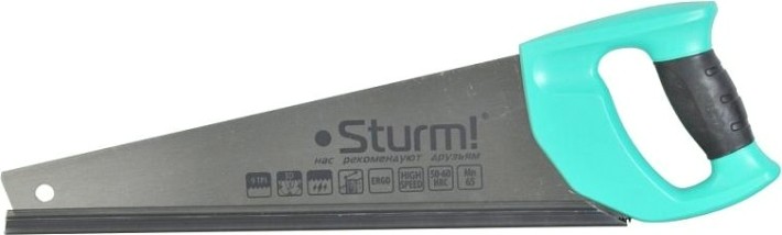 Ножовка по дереву Sturm 1060-55-400 400мм, 9tpi, 3d зуб Ножовка по дереву Sturm 1060-55-400 400мм, 9tpi, 3d зуб