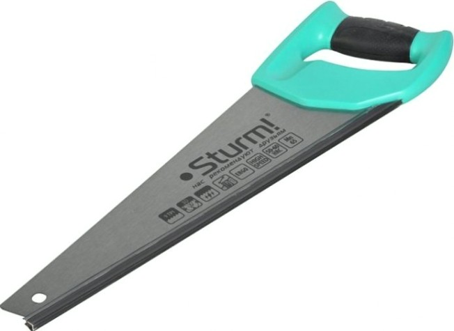 Ножовка по дереву Sturm 1060-55-400 400мм, 9tpi, 3d зуб