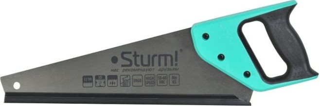 Ножовка по дереву Sturm 1060-57-350 350мм, 12tpi, 3d зуб Ножовка по дереву Sturm 1060-57-350 350мм, 12tpi, 3d зуб