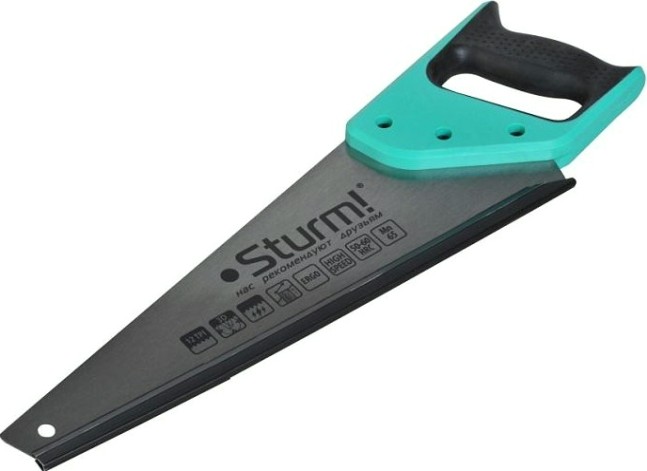 Ножовка по дереву Sturm 1060-57-350 350мм, 12tpi, 3d зуб