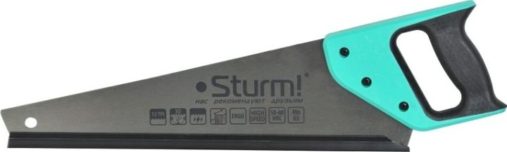 Ножовка по дереву Sturm 1060-57-500 500мм, 12tpi, 3d зуб Ножовка по дереву Sturm 1060-57-500 500мм, 12tpi, 3d зуб