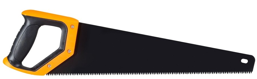 Ножовка по дереву ВИХРЬ 450 мм "Тефлон" 3d заточка 2 комп.рукоятка [73/2/4/9]