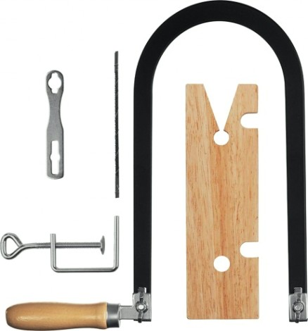 Ножовка по дереву ЗУБР МАСТЕР 130х250 мм, набор для выпиливания 10 предметов [15311]