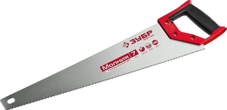 Ножовка по дереву ЗУБР "МОЛНИЯ-7" 500 мм 1537-50 [1537-50_z01]