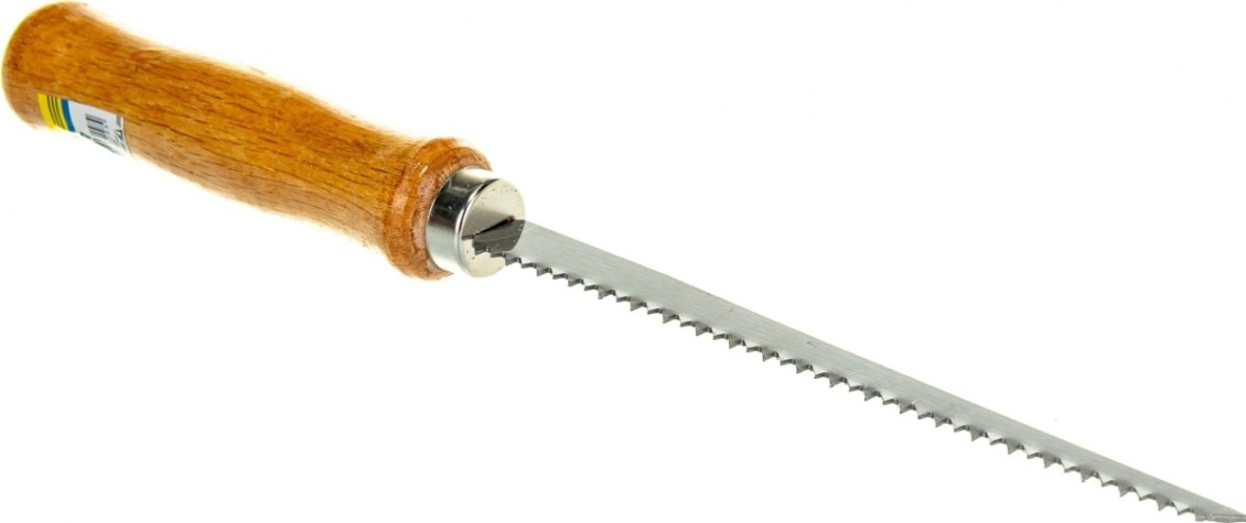 Ножовка по гипсокартону STAYER MASTER 160 мм для с деревянной рукояткой [1517]