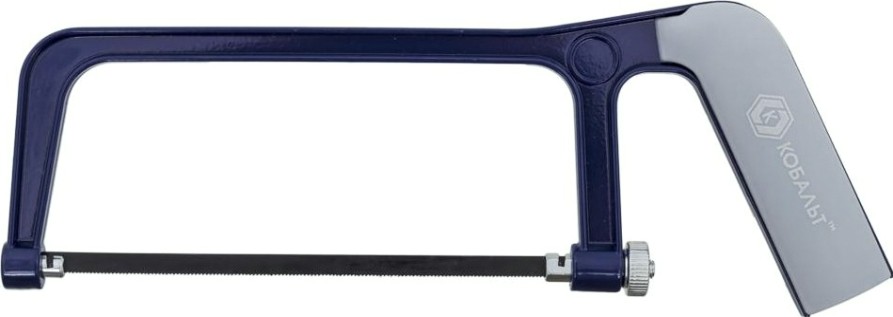 Ножовка по металлу Кобальт 246-548 мини 150 мм литой алюминиевый корпус.