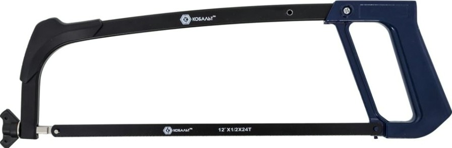 Ножовка по металлу Кобальт 246-586 250-300 мм алюминиевая рукоятка