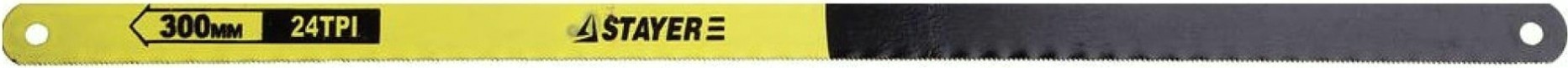 Ножовка по металлу STAYER MASTER полотно для 24tpi(1мм), 300мм, 10шт [1588-S10]
