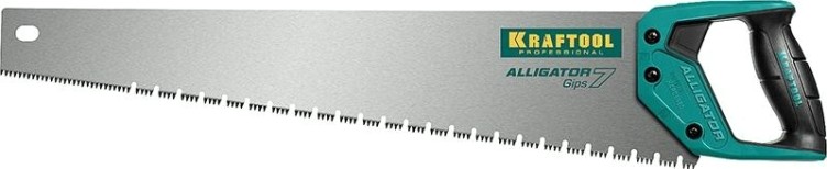 Ножовка по пенобетону KRAFTOOL "Alligator GIPS" для гипса 550 мм, 7 tpi специальный зуб, [15210]