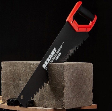 Ножовка по пенобетону REXANT 12-8225 защитное покрытие, 500 мм Ножовка по пенобетону REXANT 12-8225 защитное покрытие, 500 мм