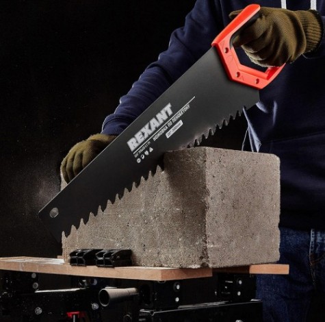 Ножовка по пенобетону REXANT 12-8225 защитное покрытие, 500 мм Ножовка по пенобетону REXANT 12-8225 защитное покрытие, 500 мм
