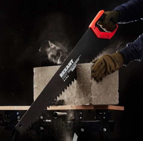 Ножовка по пенобетону REXANT 12-8227 защитное покрытие, 700 мм