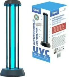 Облучатель бактерицидный Uniel UGL-T01A-36W ультрафиолетовый black настольный с озонированием [1355342]