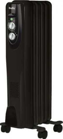 Обогреватель масляный BALLU Classic black BOH/CL-05BRN 1000 (5 секций) [НС-1050873]