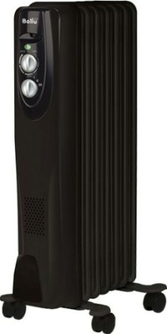 Обогреватель масляный BALLU Classic black BOH/CL-07BRN 1500 (7 секций) [НС-1050895]