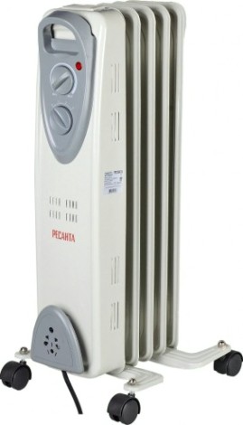 Обогреватель масляный Ресанта ОМ- 5Н [67/3/6]