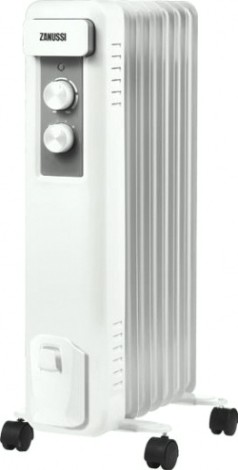 Обогреватель масляный ZANUSSI ZOH/CS-07W радиатор casa 1500w (7 секций) [НС-1165961]