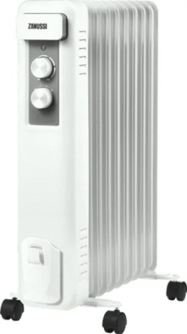 Обогреватель масляный ZANUSSI ZOH/CS-09W радиатор casa 2000w (9 секций) [НС-1165963]