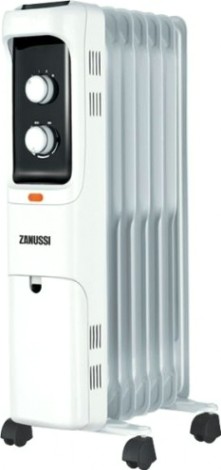Обогреватель масляный ZANUSSI ZOH/LT-07W 1500W радиатор loft (7 секций) [НС-1132831]