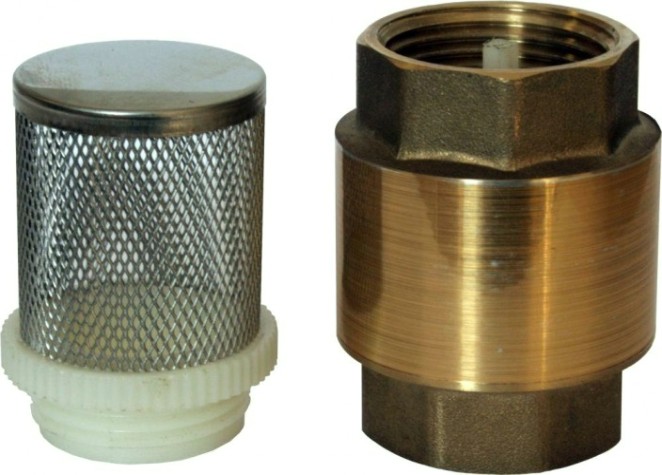 Обратный клапан QUATTRO ELEMENTI 1" со съемной сеткой [771-817]