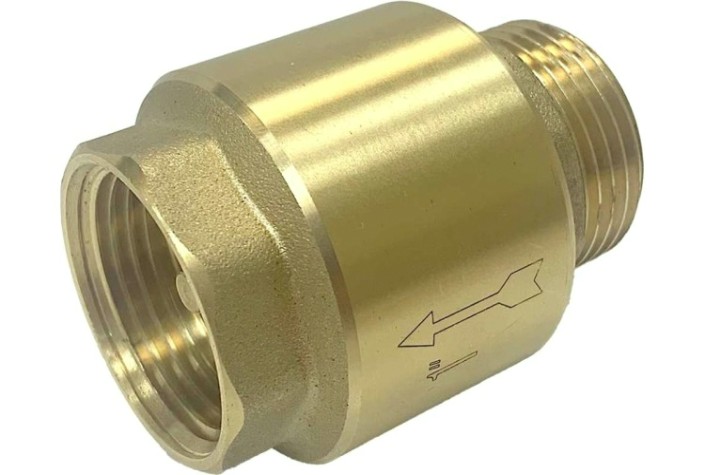 Обратный клапан UNIPUMP 1 1/4" латунь (толкатель латунь) [82462]