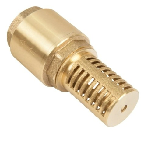 Обратный клапан UNIPUMP 1/2" с сеткой (сетка-латунь, толкатель-латунь) [11563]